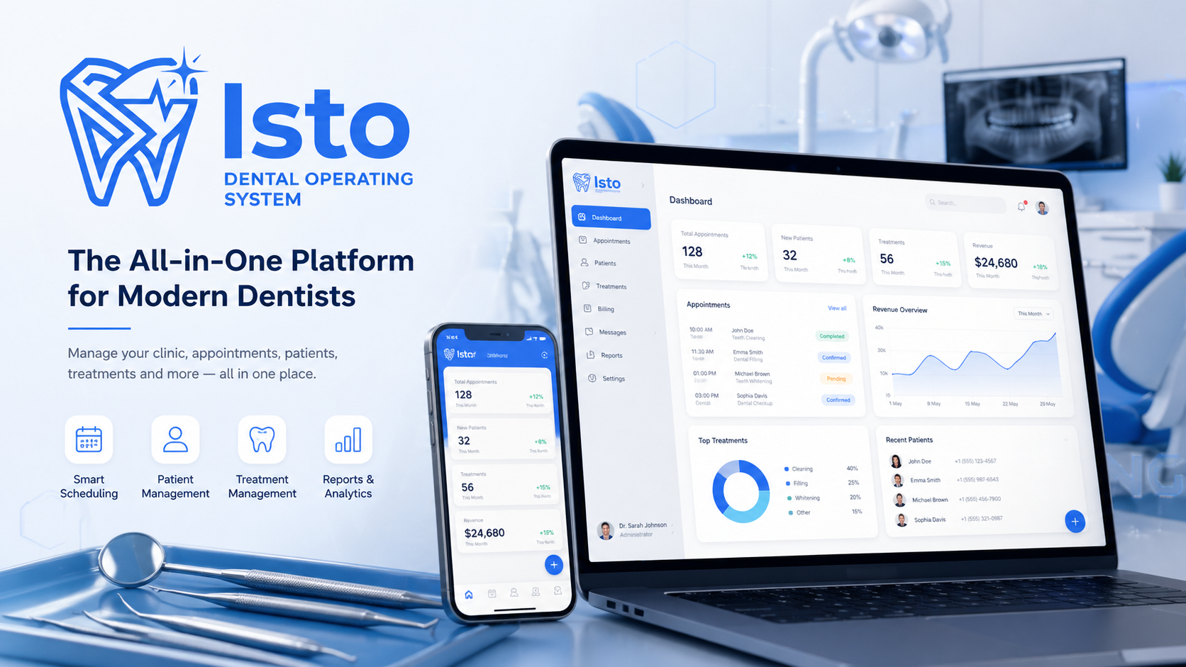 Isto - SaaS & AI Dental Platform