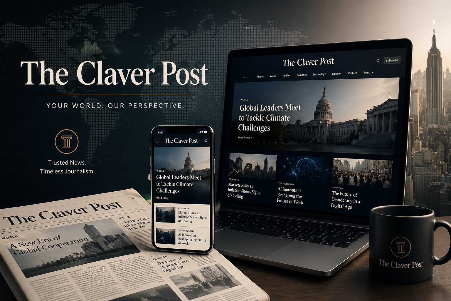 The Claver Post - News Magazine Platform